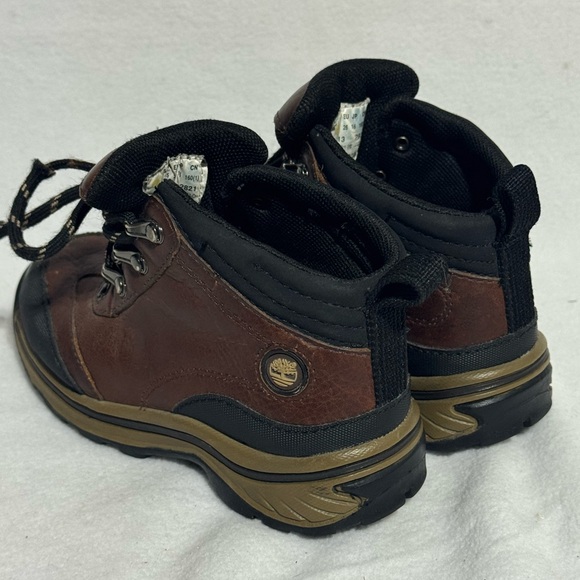 Timberland Backroads Boy's Hiking Boot Brown Leather Size 5 Toddler - Picture 5 of 16